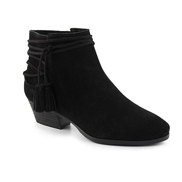 Vince Camuto Shoes - Vince Camuto Carlina Tasseled Bootie Black